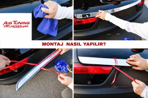 VW Caddy Krom Ön Tampon Kaşı 4 Prç 2003-2010 Paslanmaz Çelik