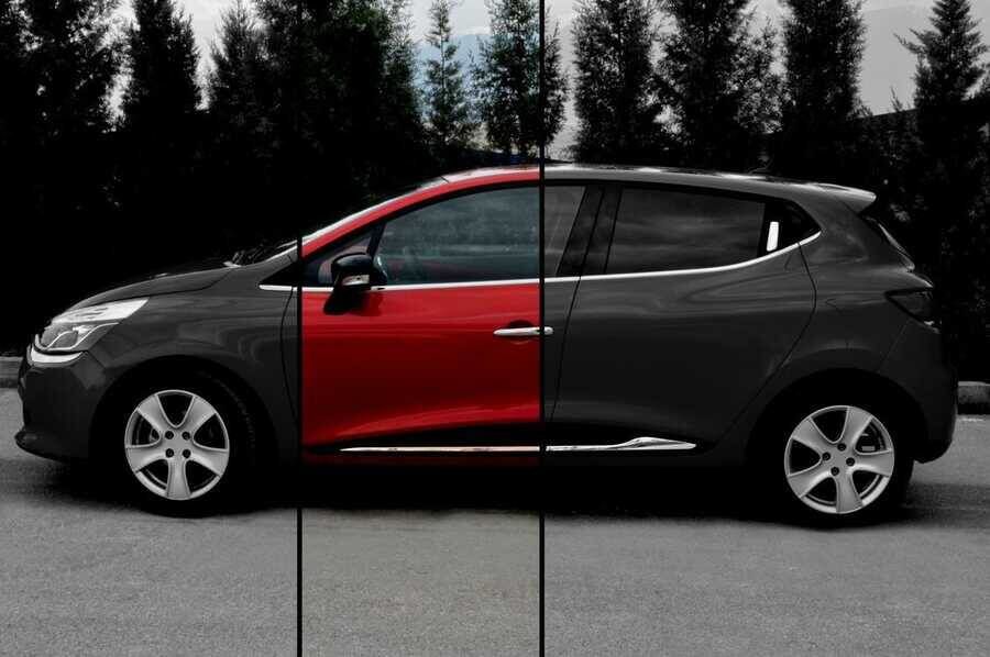 OMSA Renault Clio 4 HB Krom Cam Alt Çıtası 2012-2019 Arası