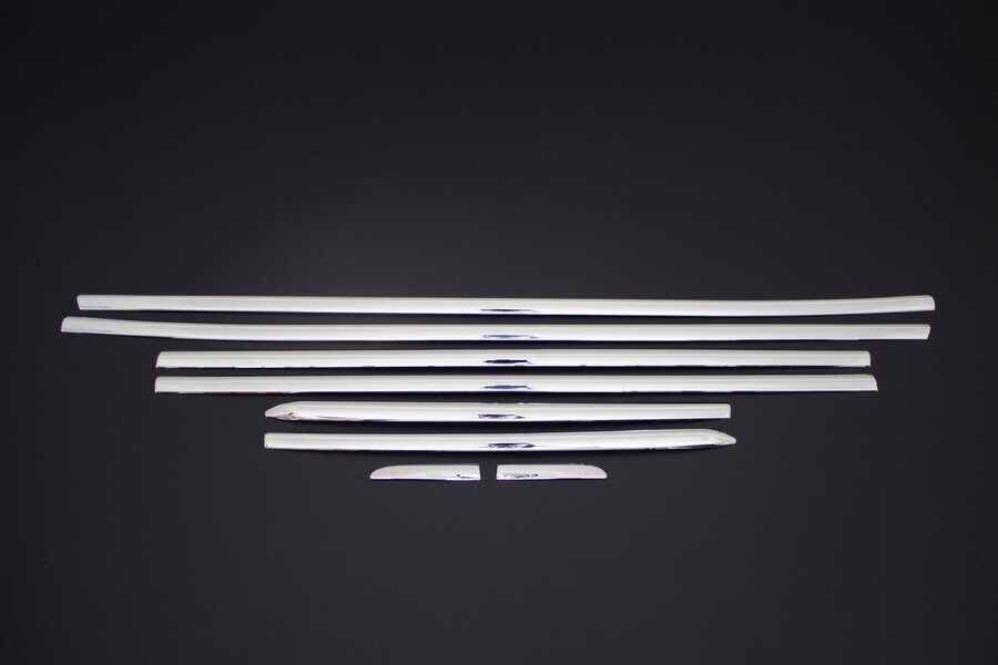 OMSA Renault Clio 4 SW Krom Cam Alt Çıtası Sporttourer 8 Parça 2013 ve Sonrası