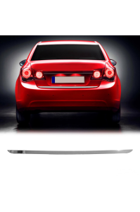 Chevrolet Cruze SEDAN Krom Bagaj Alt Çıta Formlu Paslanmaz Çelik