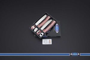 OMSA Nissan Navara Krom Kapı Kolu 4 Kapı Çift Delikli 2006-2015 Arası