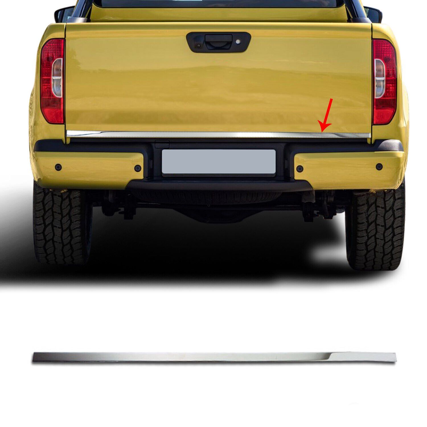 Mercedes X-Class Krom Bagaj Alt Çıta 2017 ve Sonrası Paslanmaz Çelik