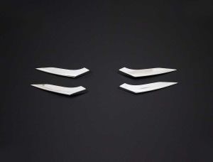 OMSA Renault Clio 5 Krom Sis Farı Çıtası 4 Parça 2019-2022 Arası