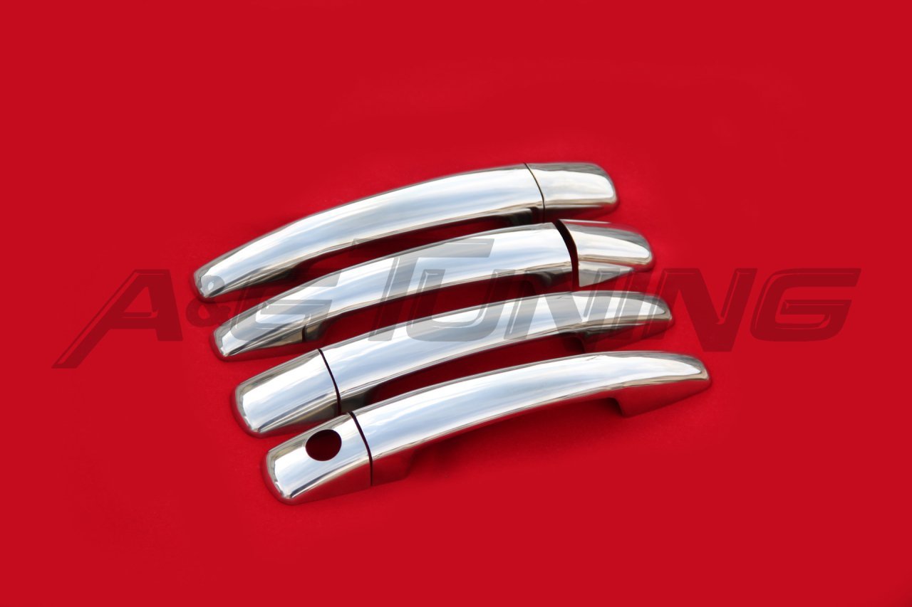 Citroen C3 Krom Kapı Kolu Tk 2010-2015 4 Kapı Paslanmaz Çelik
