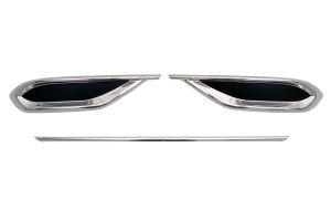 OMSA VW Tiguan Krom Egzoz Çerçevesi 3 Parça 2020-2023 Arası