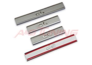 Citroen C4 Krom Kapı Eşiği Tk 2010-2020 4 Kapı Paslanmaz Çelik