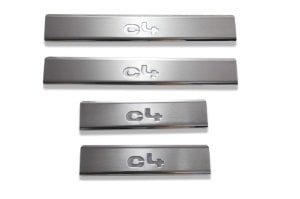 Citroen C4 Krom Kapı Eşiği Tk 2010-2020 4 Kapı Paslanmaz Çelik