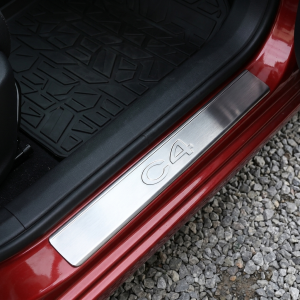 Citroen C4 Sedan Krom Kapı Eşiği Tk 2008-2010 Paslanmaz Çelik