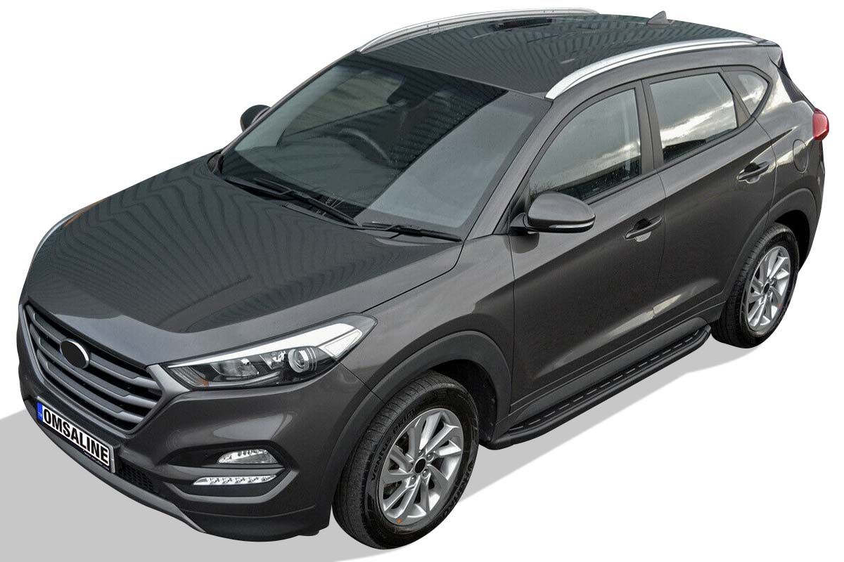 OMSA Hyundai Tucson Proside Yan Basamak Siyah 2015-2019 Arası
