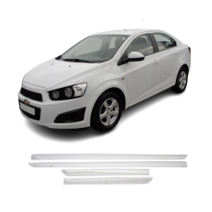 Chevrolet Aveo Sedan Krom Yan Kapı Çıtası 2011 Ve Üzeri Paslanmaz Çelik