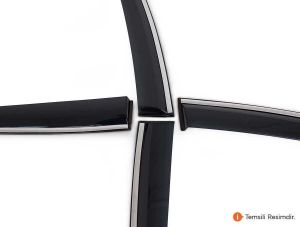 SunPlex Renault Kadjar Kromlu Cam Rüzgarlığı 4 Parça 2015-2019 Arası