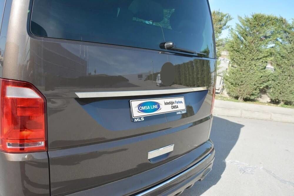 OMSA VW T6.1 Transporter Krom Plaka Üstü Çıta 2020-2023 Arası