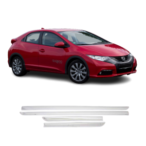 Honda Civic İ-X Krom Yan Kapı Çıtası 2012-2016 Arası Paslanmaz Çelik