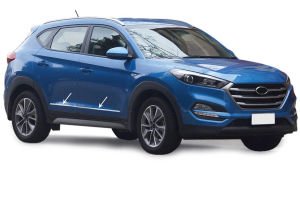OMSA Hyundai Tucson Krom Yan Kapı Çıtası 4 Parça 2015-2020 Arası