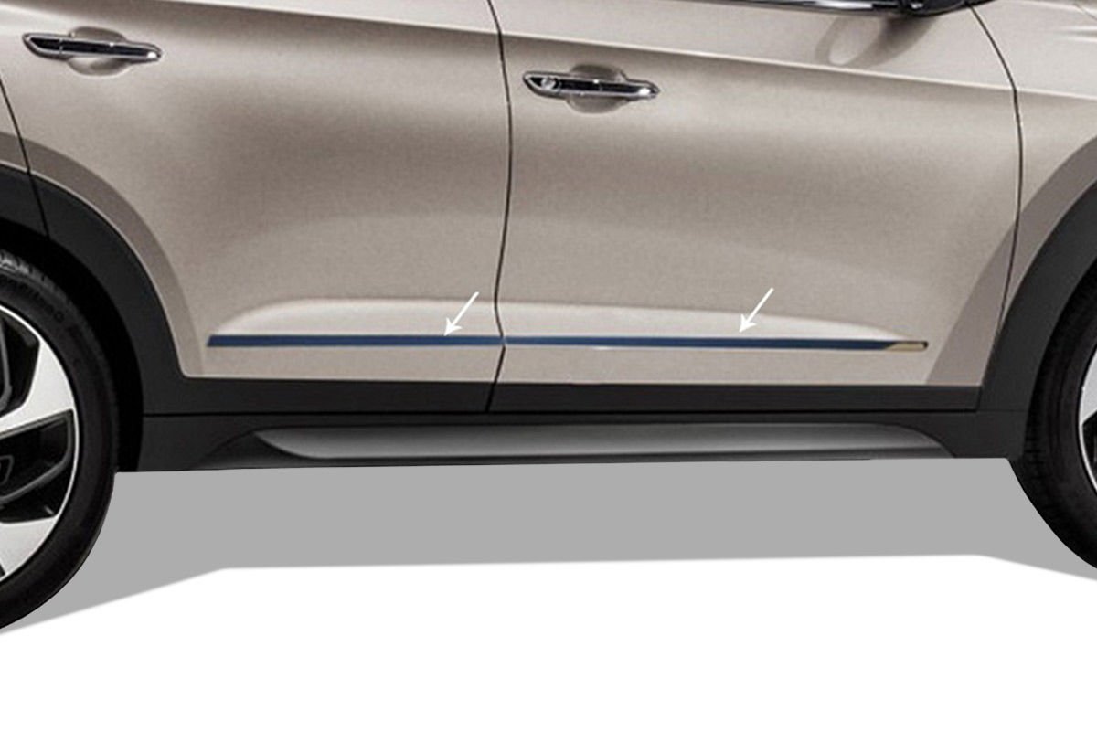 OMSA Hyundai Tucson Krom Yan Kapı Çıtası 4 Parça 2015-2020 Arası