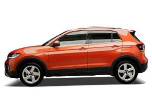 OMSA VW T-Cross Krom Cam Alt Çıtası 4 Parça 2019-2023 Arası