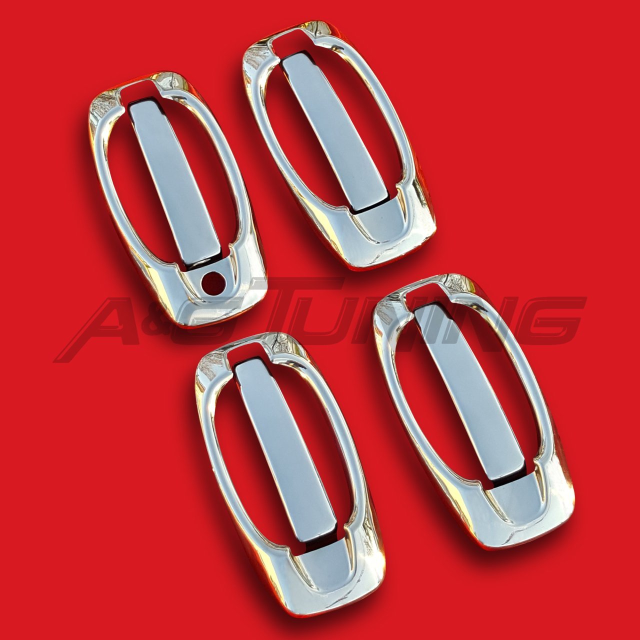 Citroen Nemo Krom Kapı Kolu Takımı 4Kapı-8Prç Paslanmaz Çelik