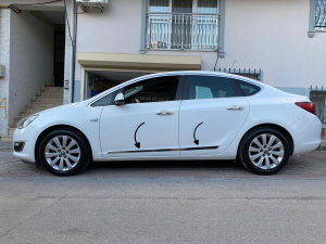 Astra J SD Krom Yan Kapı Çıtası 2010 Ve Üzeri Paslanmaz Çelik