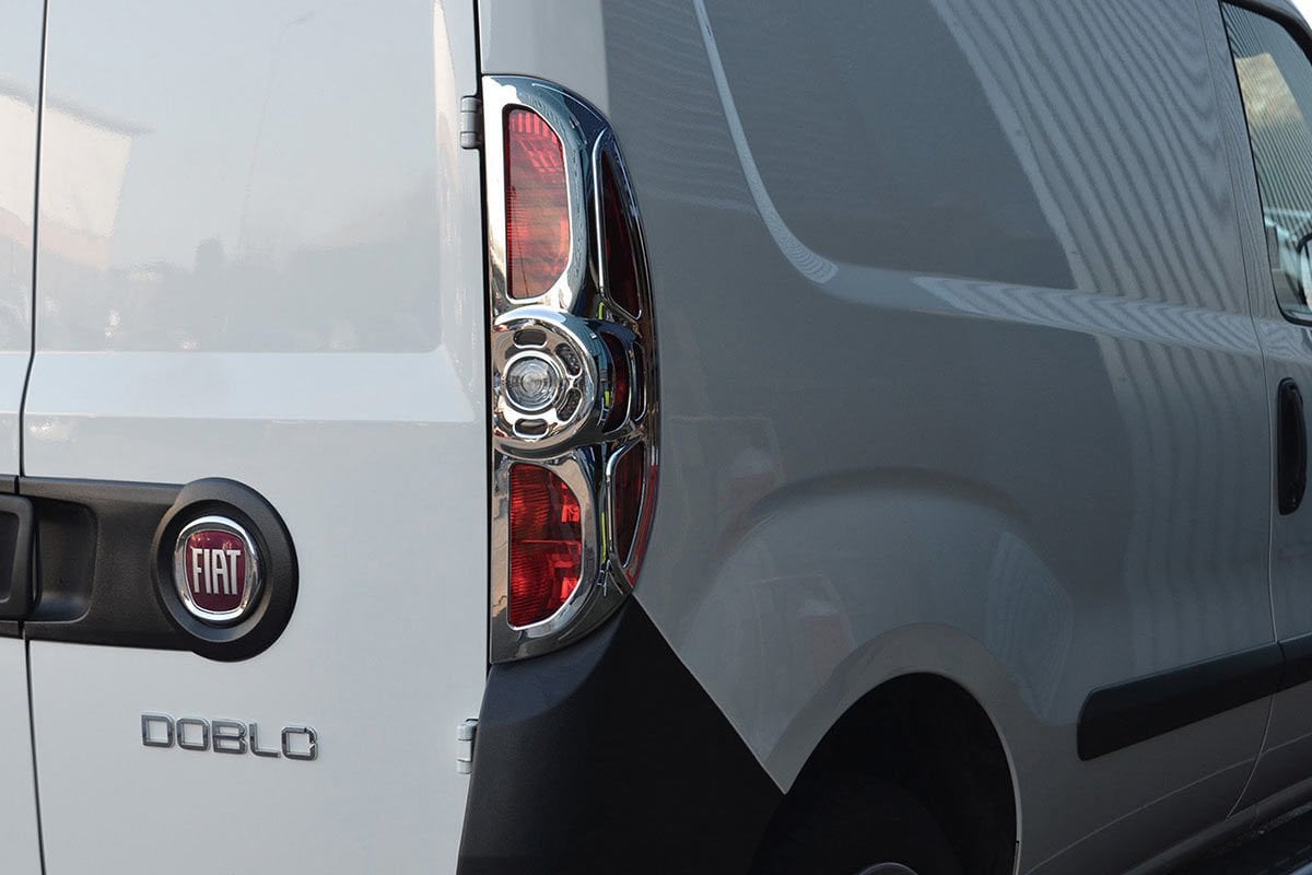 OMSA Fiat Doblo ABS Krom Stop Çerçevesi 2 Parça 2010-2015 Arası