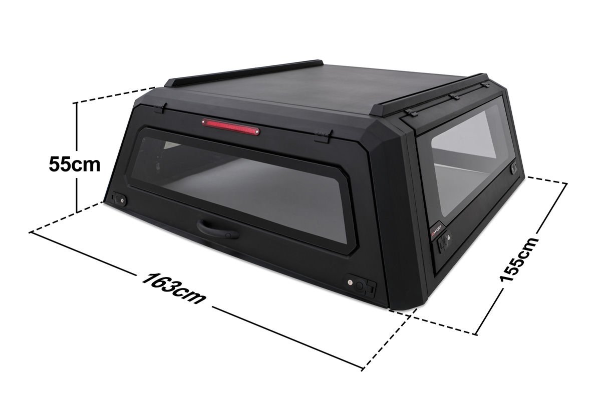 OMSA Isuzu D-Max Omcap Camlı Kabin Paslanmaz Çelik 2025 ve Sonrası