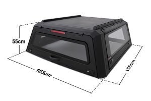 OMSA Isuzu D-Max Omcap Camlı Kabin Paslanmaz Çelik Sürgülü Yan Camlar 2025 ve Sonrası