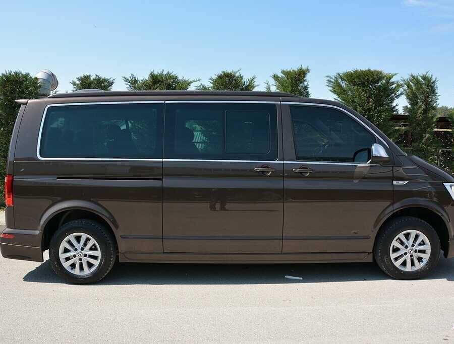 OMSA VW T6.1 Transporter Krom Cam Çerçevesi 14 Parça Tek Sürgü (Uzun Şase)  2020-2023 Arası