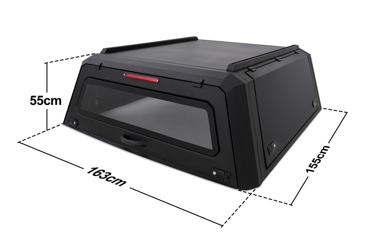 OMSA Isuzu D-Max Omcap Camlı Kabin Camp Paslanmaz Çelik 2025 ve Sonrası