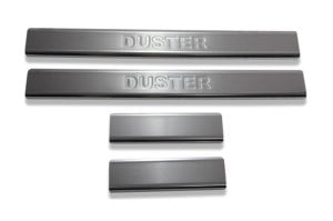Dacia Duster Krom Kapı Eşiği Takımı 4 Kapı 2012-2017 Arası Paslanmaz Çelik